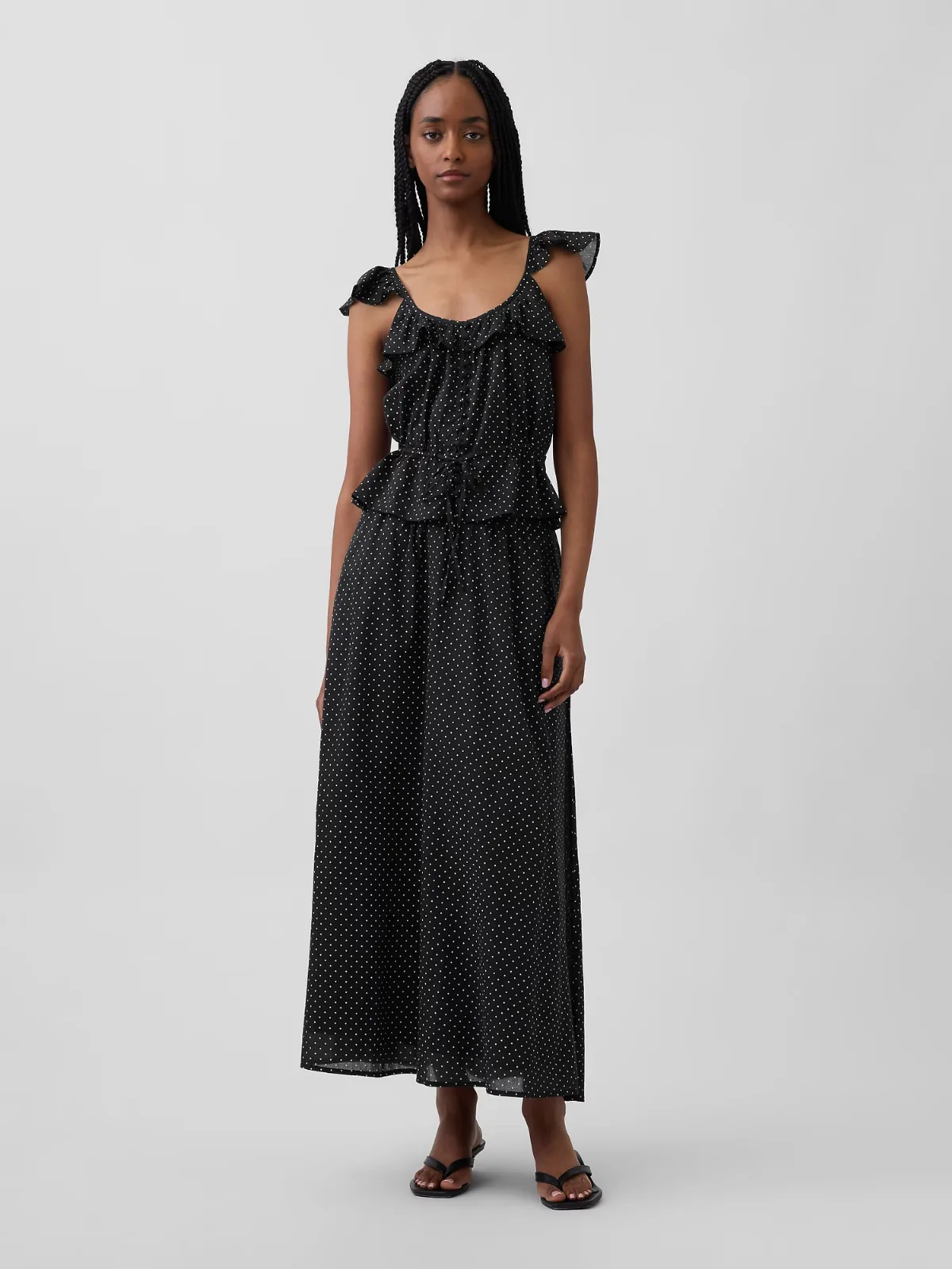 Dotted Voile Maxi Skirt by Gap