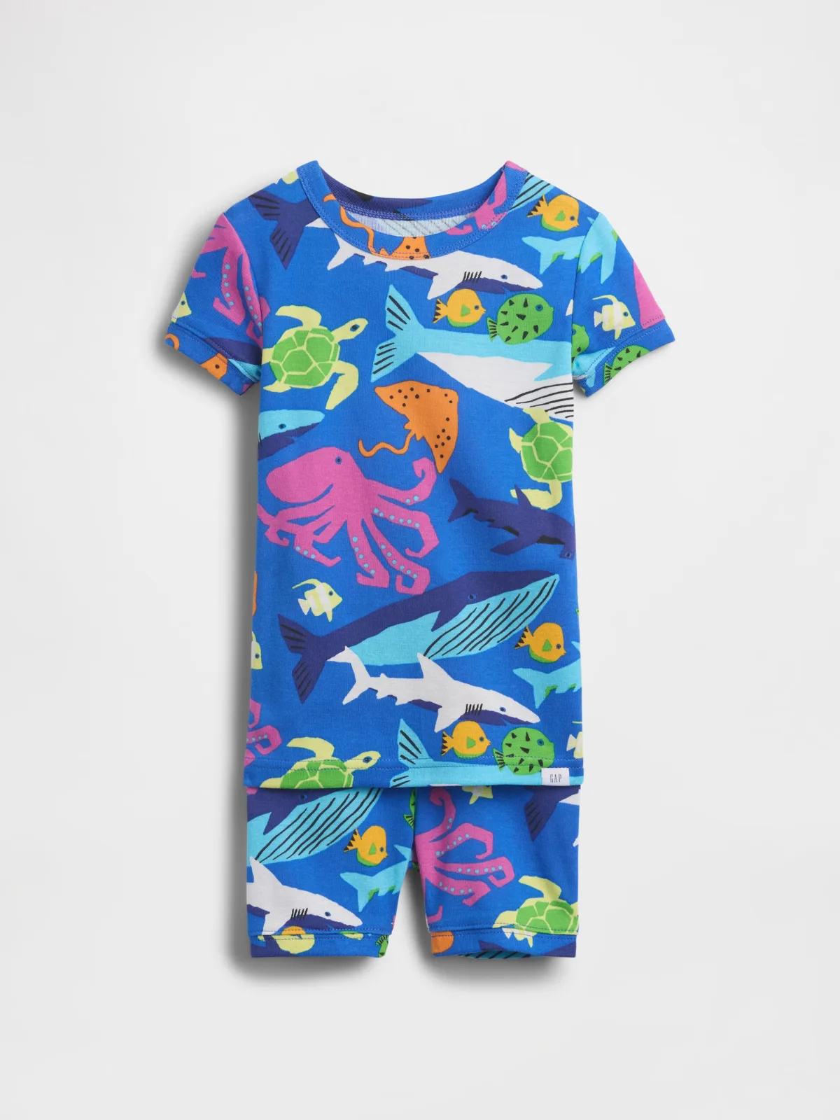 Organic Brushed Cotton Sea Creatures PJ Short Set by Gap