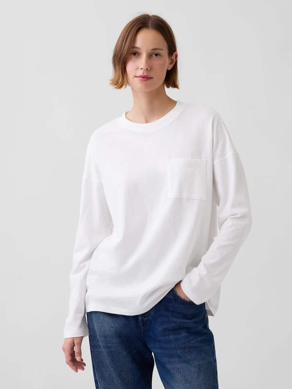 100% Cotton Authentic Pocket Big T-Shirt by Gap