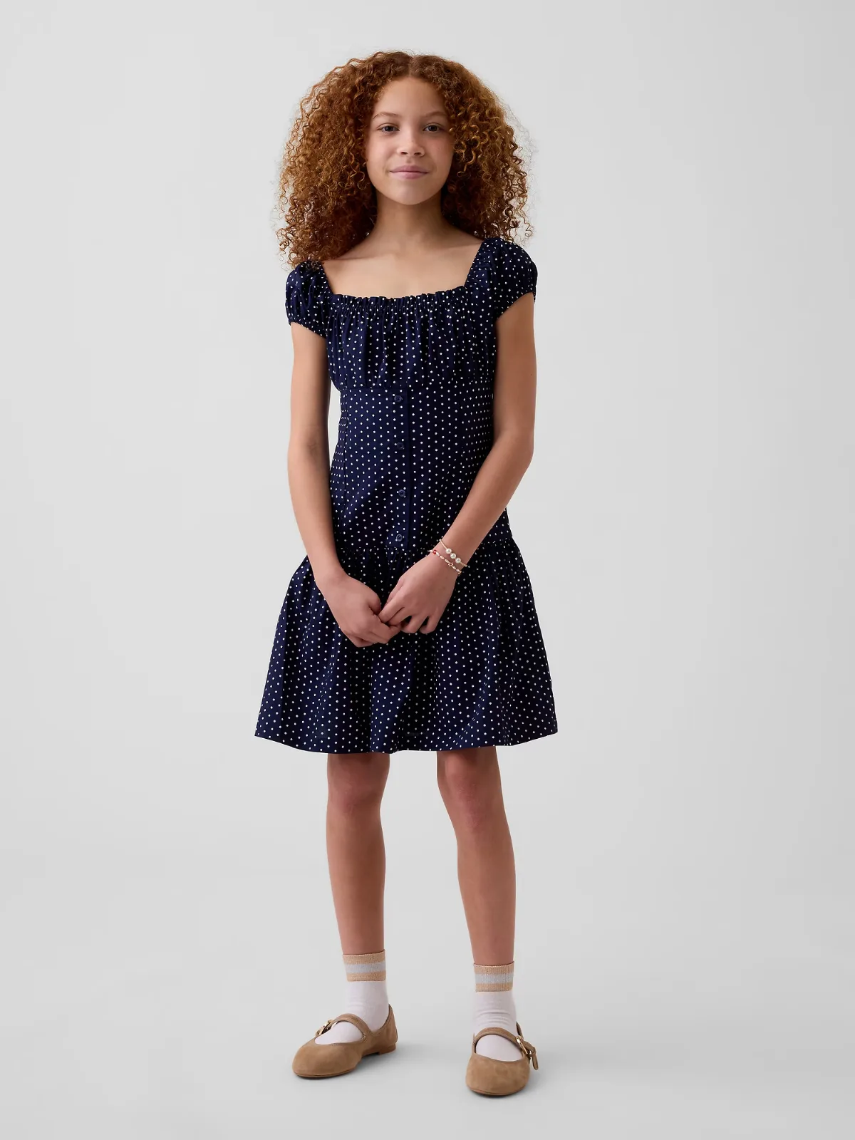 Polka Dot Drop-Waist Dress by Gap