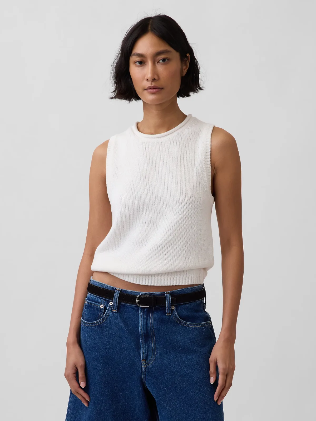 100% Cotton Sweater Vest by Gap