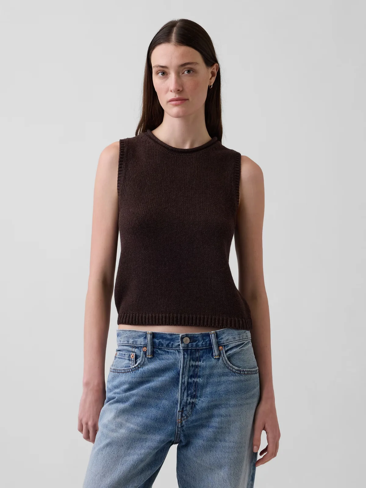 100% Cotton Sweater Vest by Gap