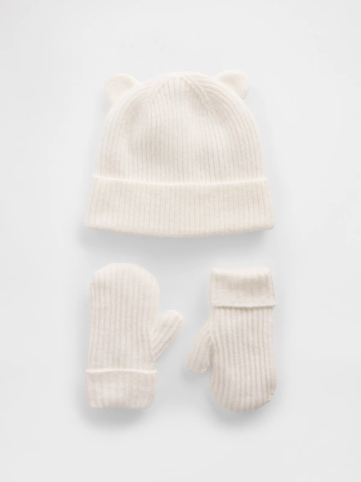 CashSoft Bear Beanie & Mittens Set by Gap