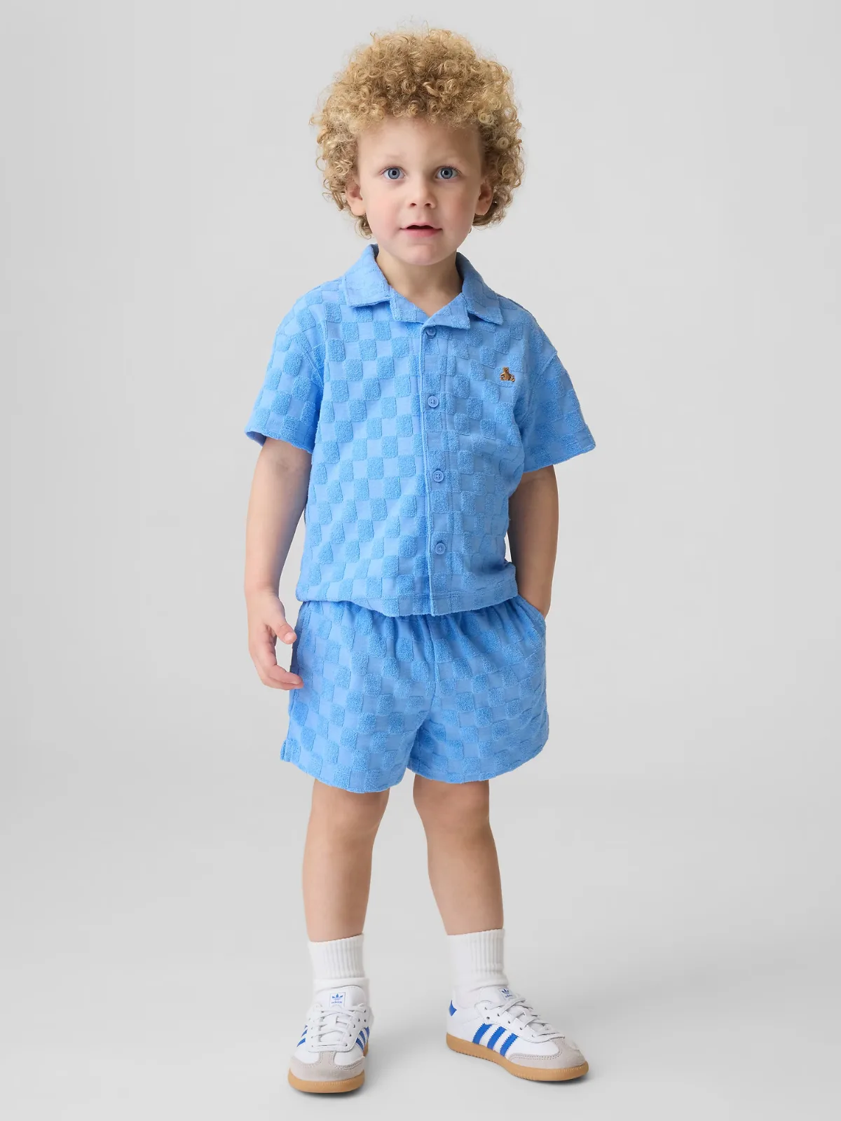 Checkered Terry Resort Outfit Set by Gap