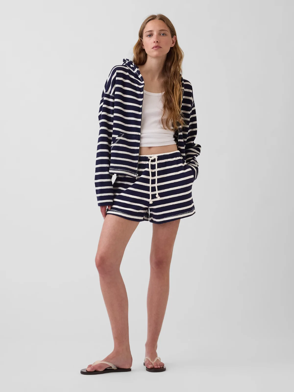 3.5" Towel Terry Relaxed Easy Shorts by Gap
