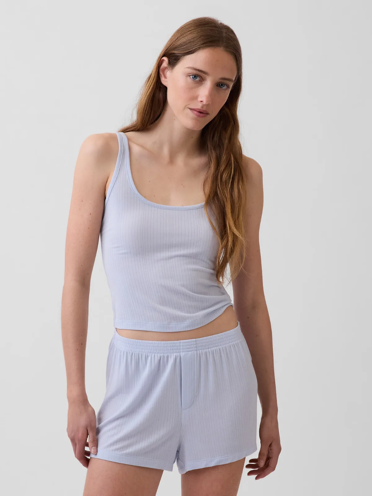 SoftMade Modal Rib PJ Tank Top by Gap