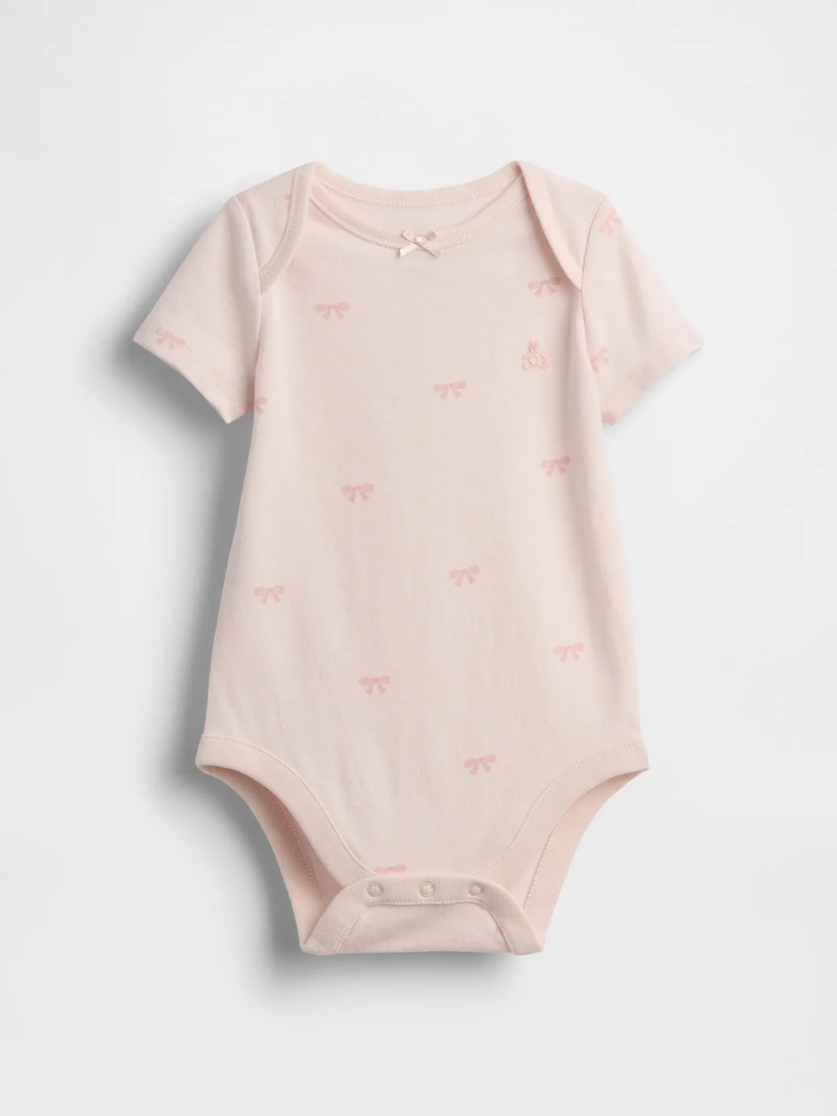 First Favorites Organic Cotton Bow Bodysuit by Gap