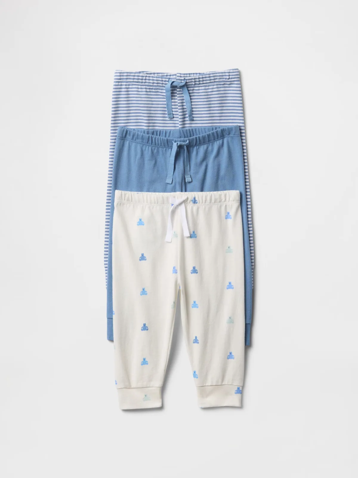 First Favorites Organic Cotton Pull-On Pants (3-Pack) by Gap