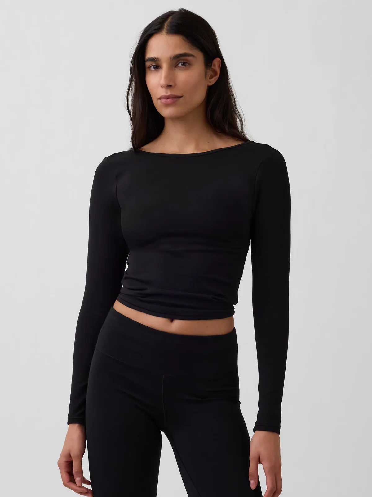 GapFit Smooth Boatneck T-Shirt by Gap