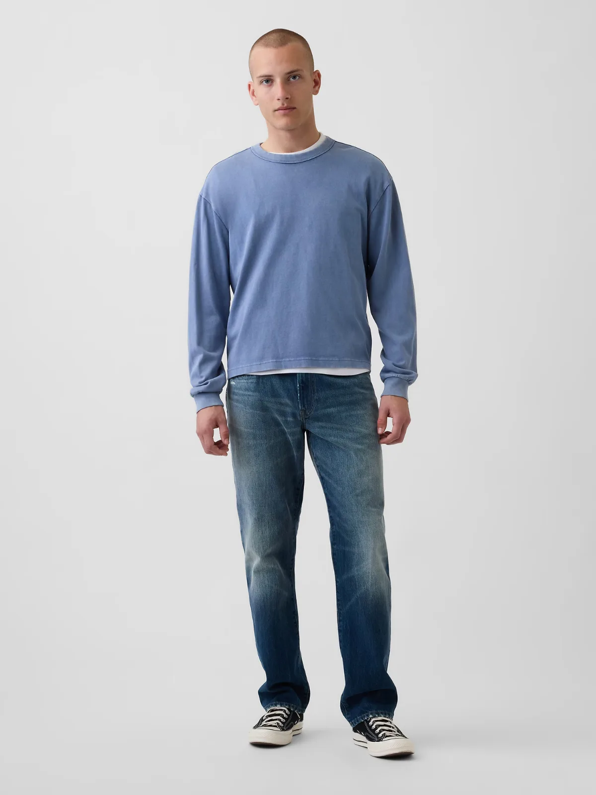 Relaxed Straight Jeans by Gap