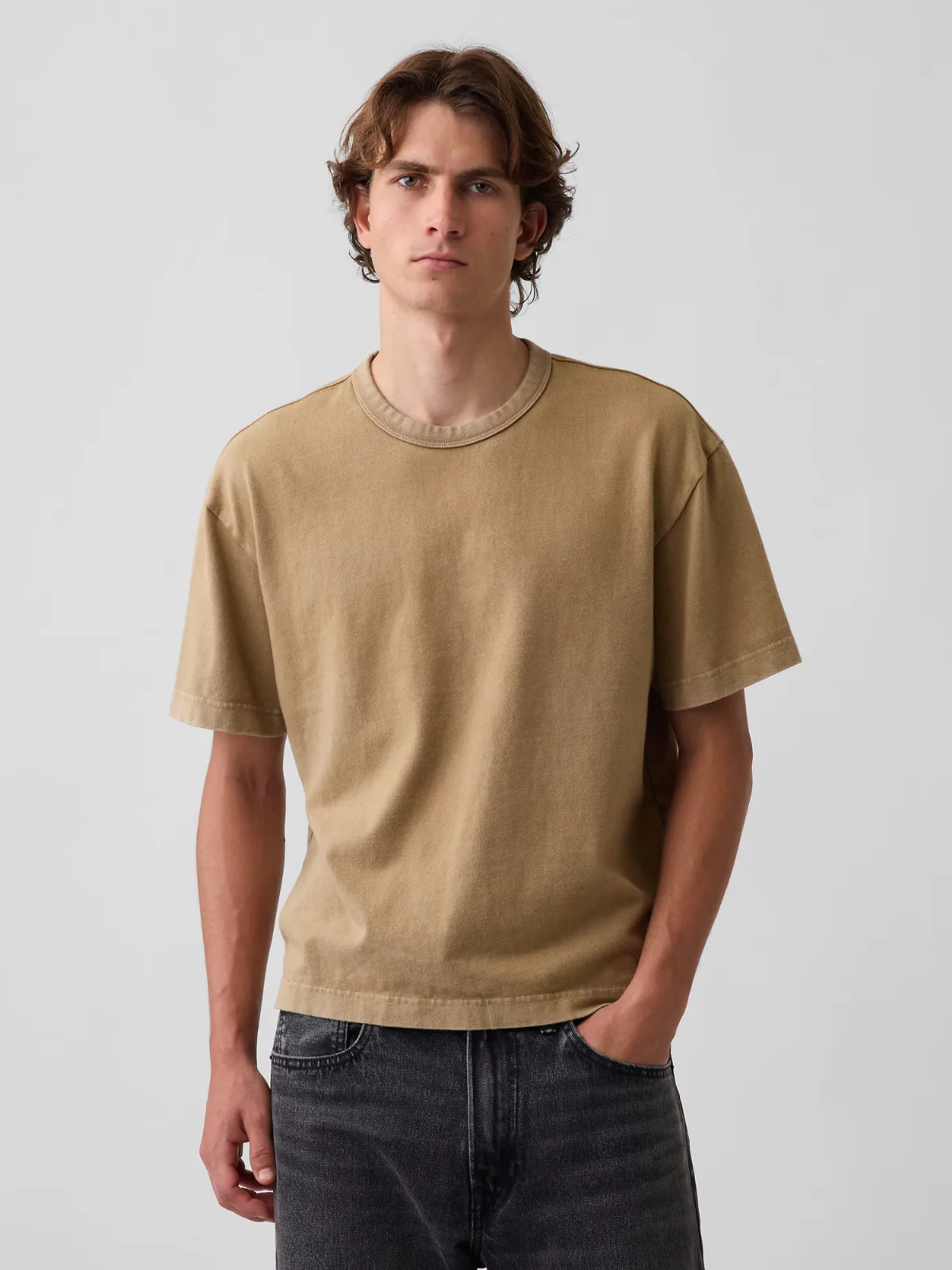 Heavyweight Crop T-Shirt by Gap