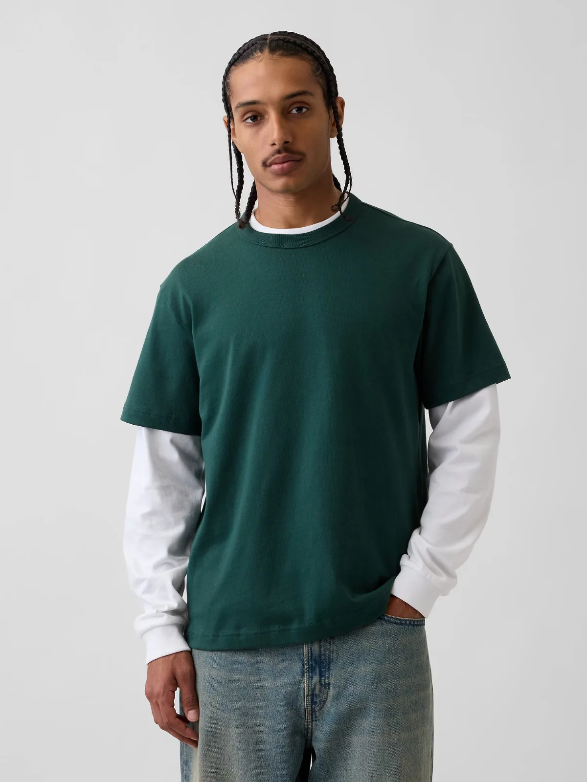 Heavyweight Relaxed T-Shirt by Gap