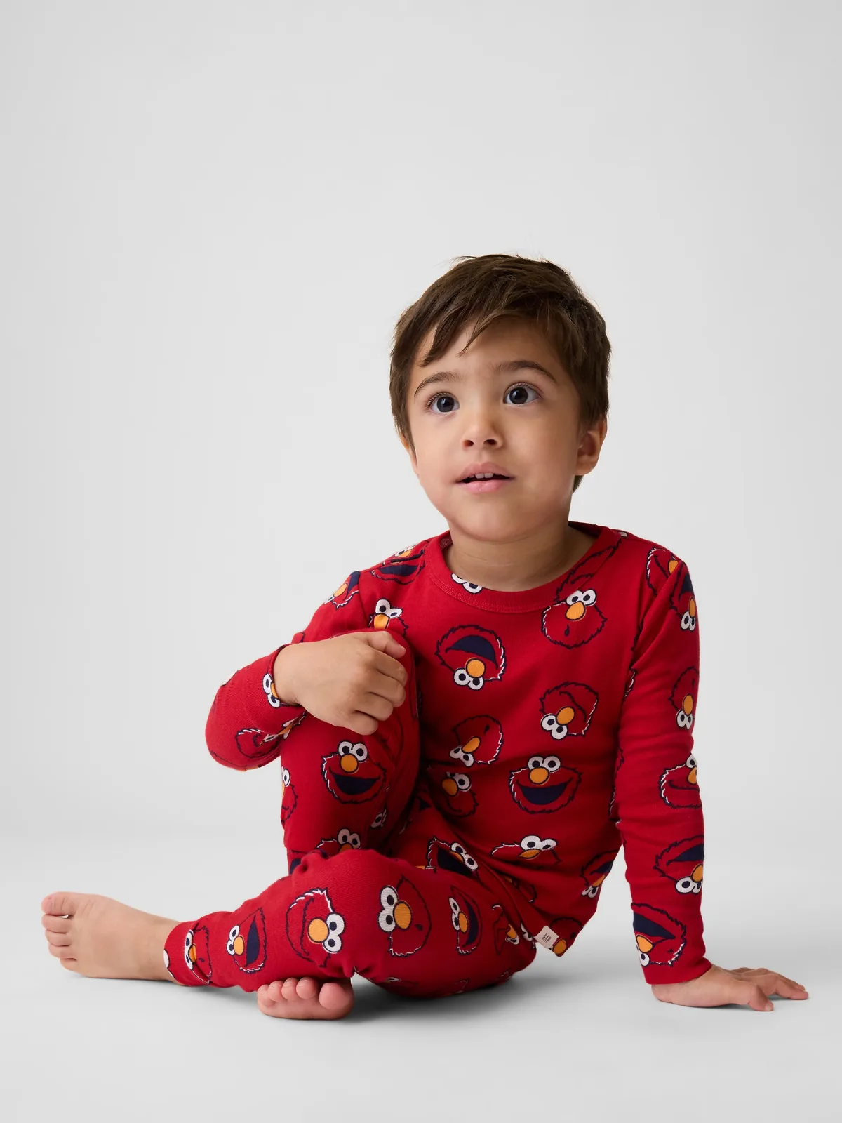 Sesame Street Organic Brushed Cotton Elmo PJ Set by Gap