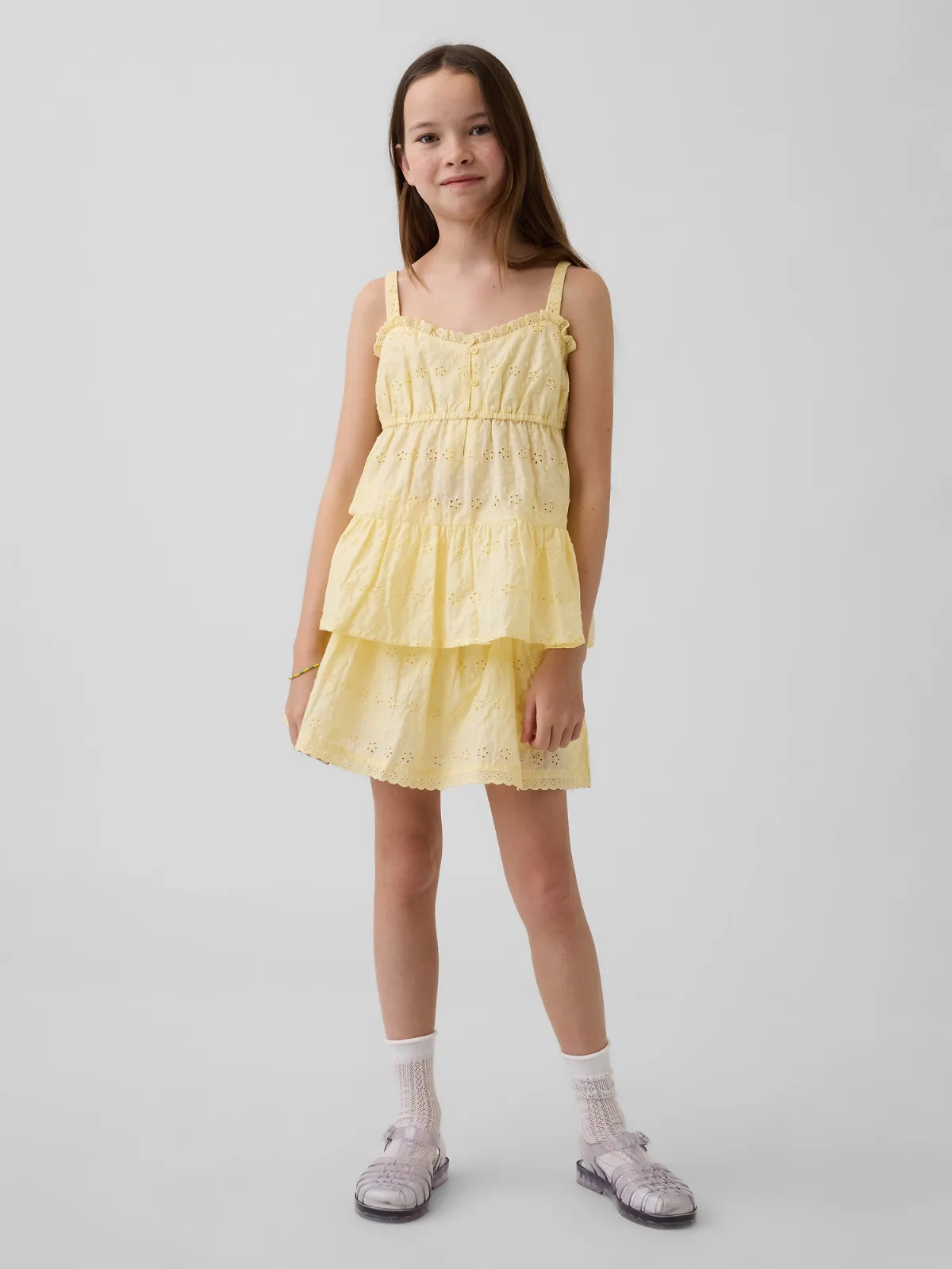 Eyelet Foldover Skort by Gap