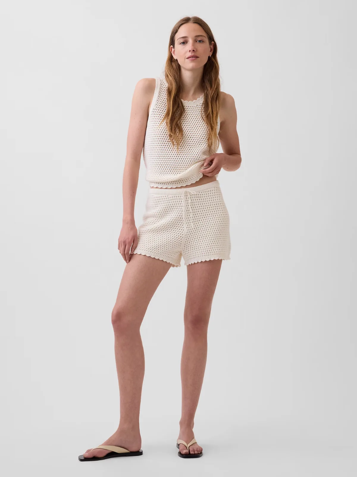 100% Cotton Crochet Easy Shorts