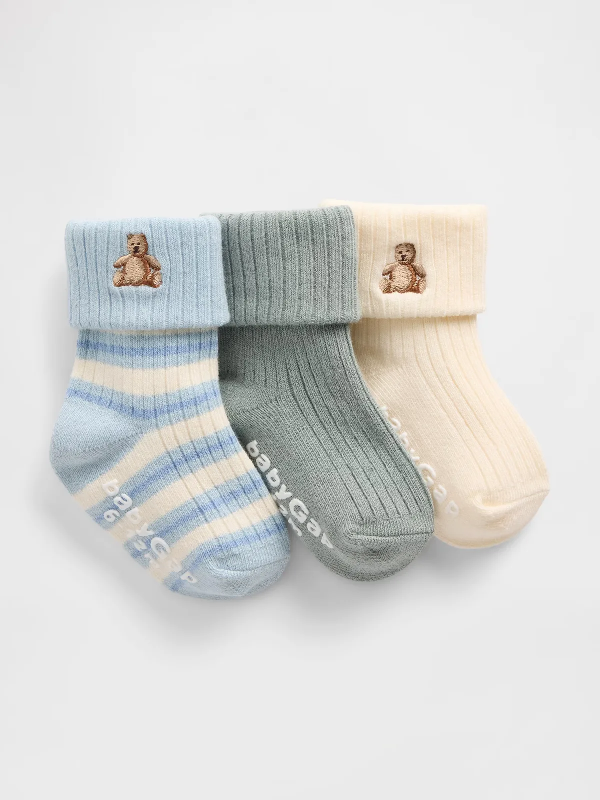 Foldover Rib Socks (3-Pack) by Gap
