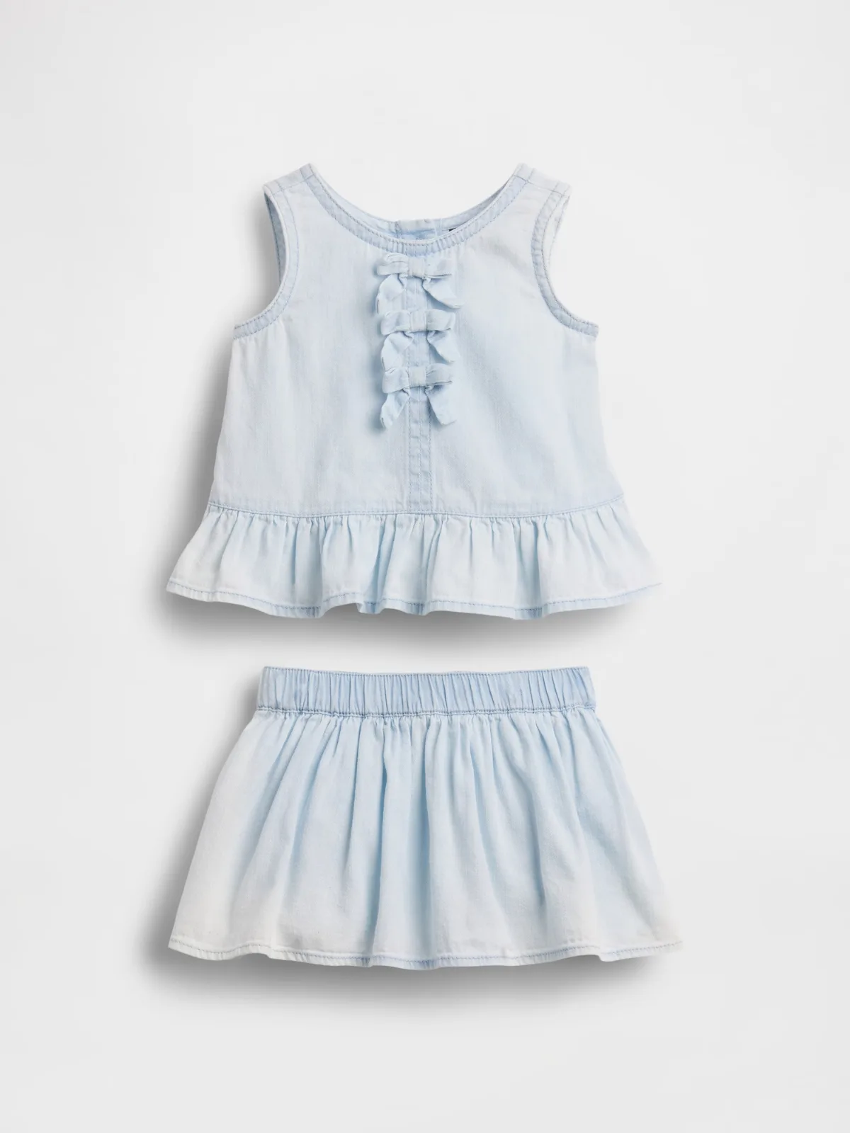 Denim Bow Outfit Set by Gap