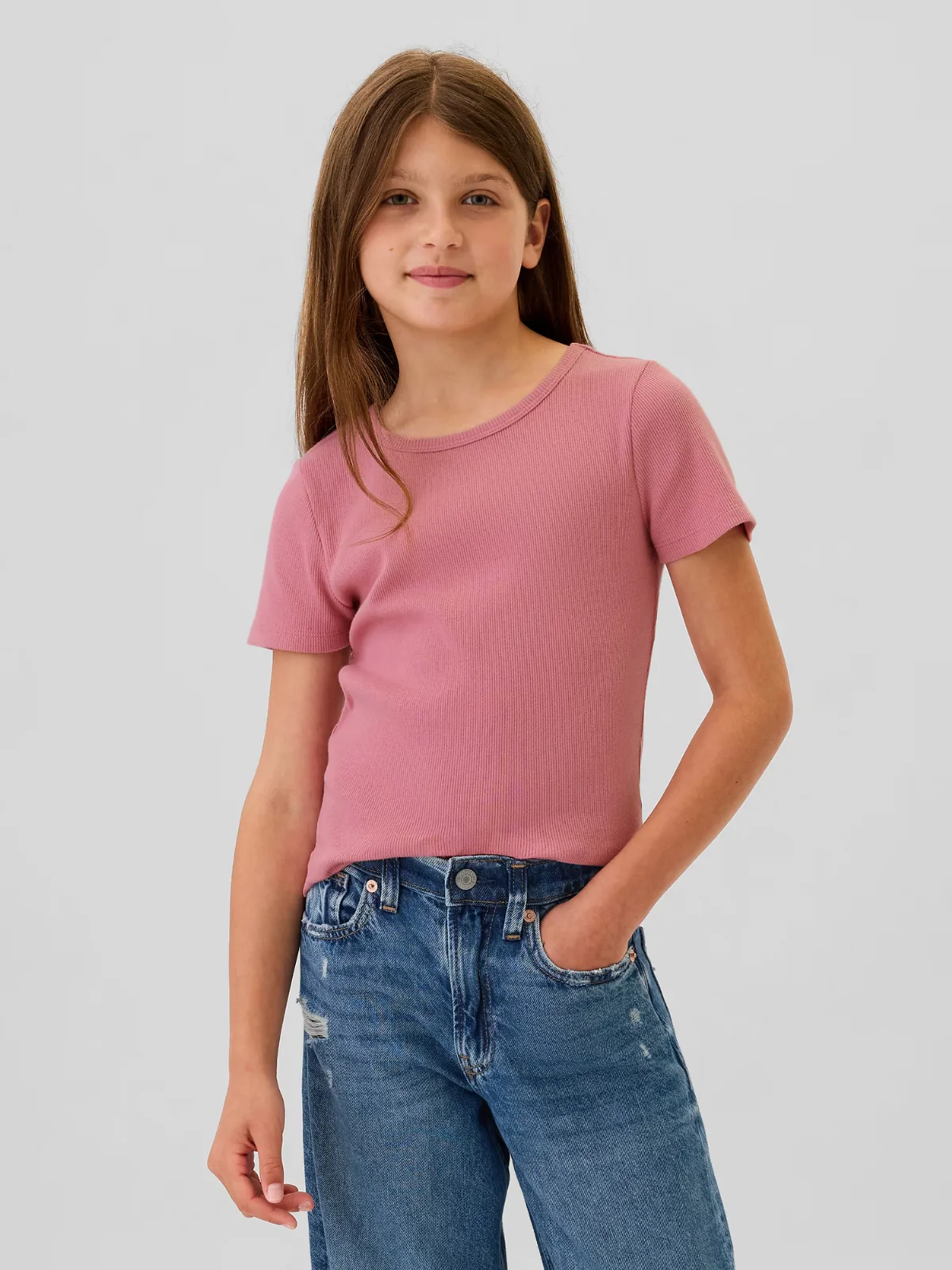 Rib T-Shirt by Gap