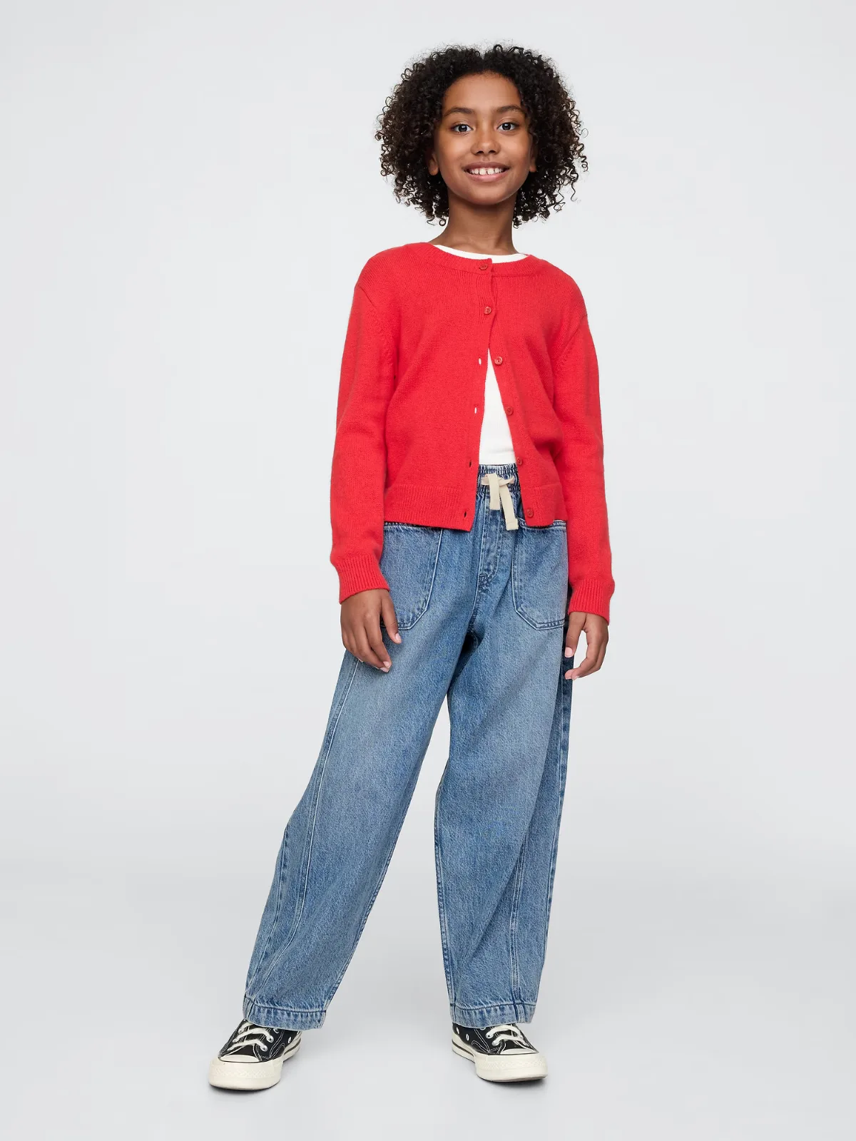High Rise Ultrasoft Easy Horseshoe Jeans by Gap