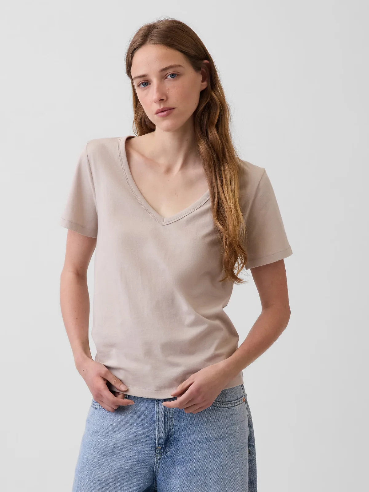 Organic Cotton VintageSoft V-Neck T-Shirt