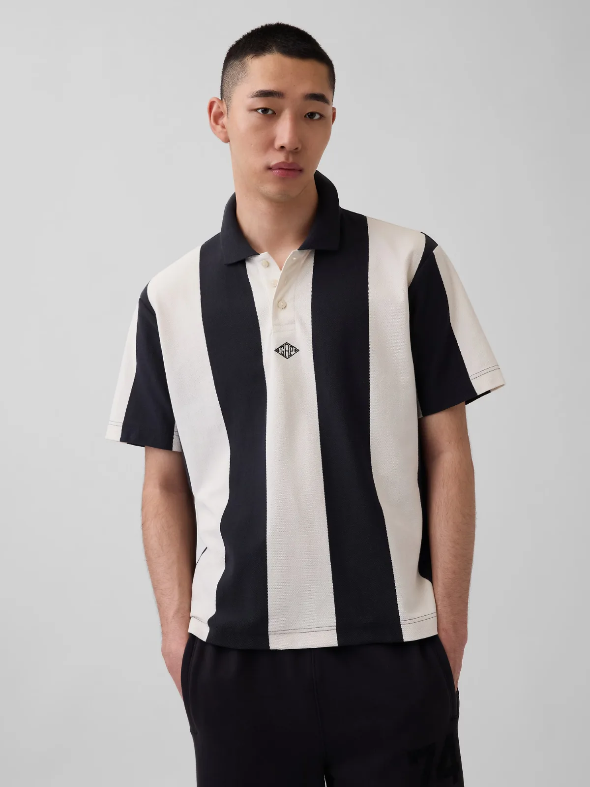 OuiGap Relaxed Pique Polo Shirt by Gap