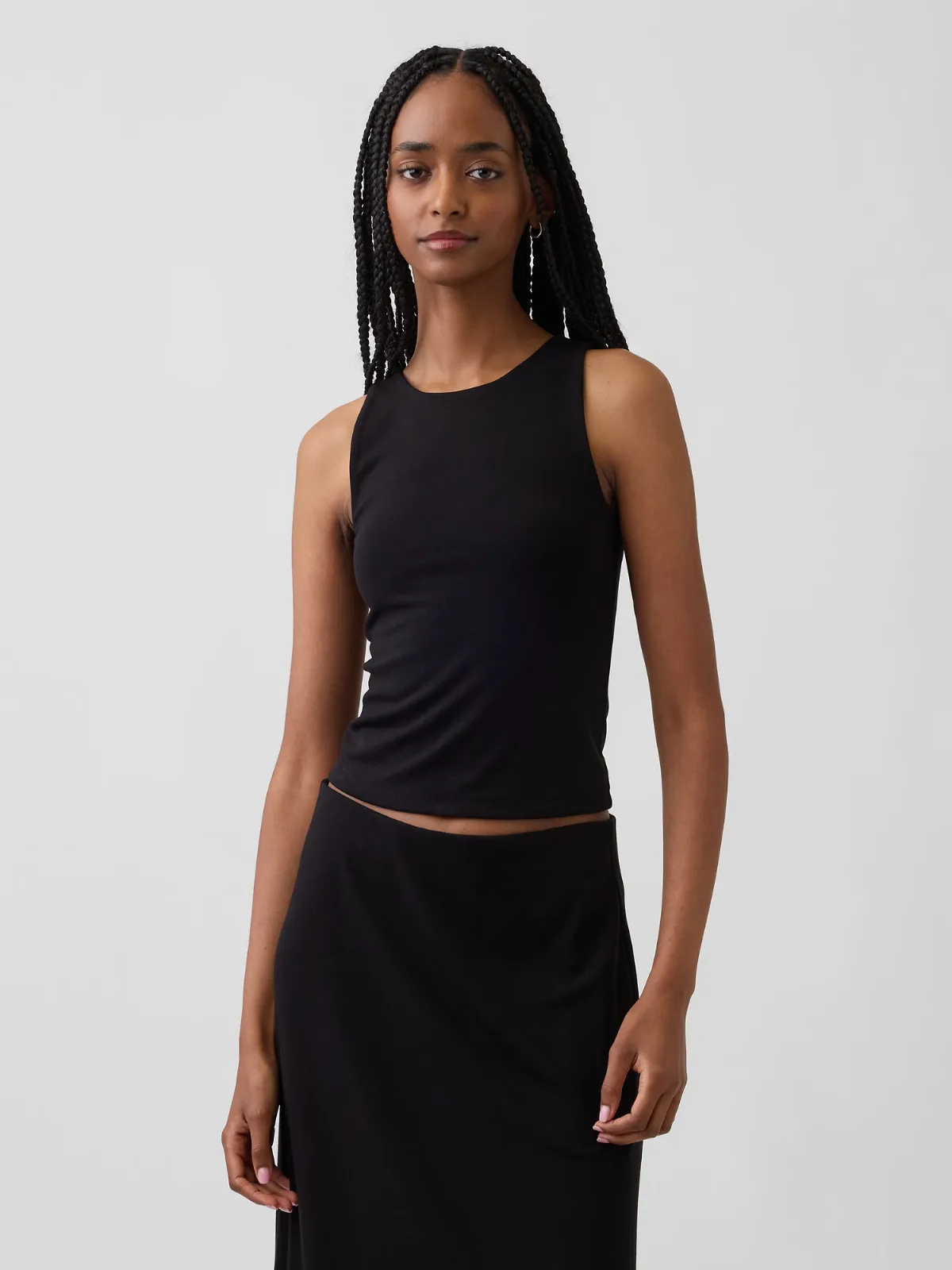 Jersey Crop Tank Top by Gap