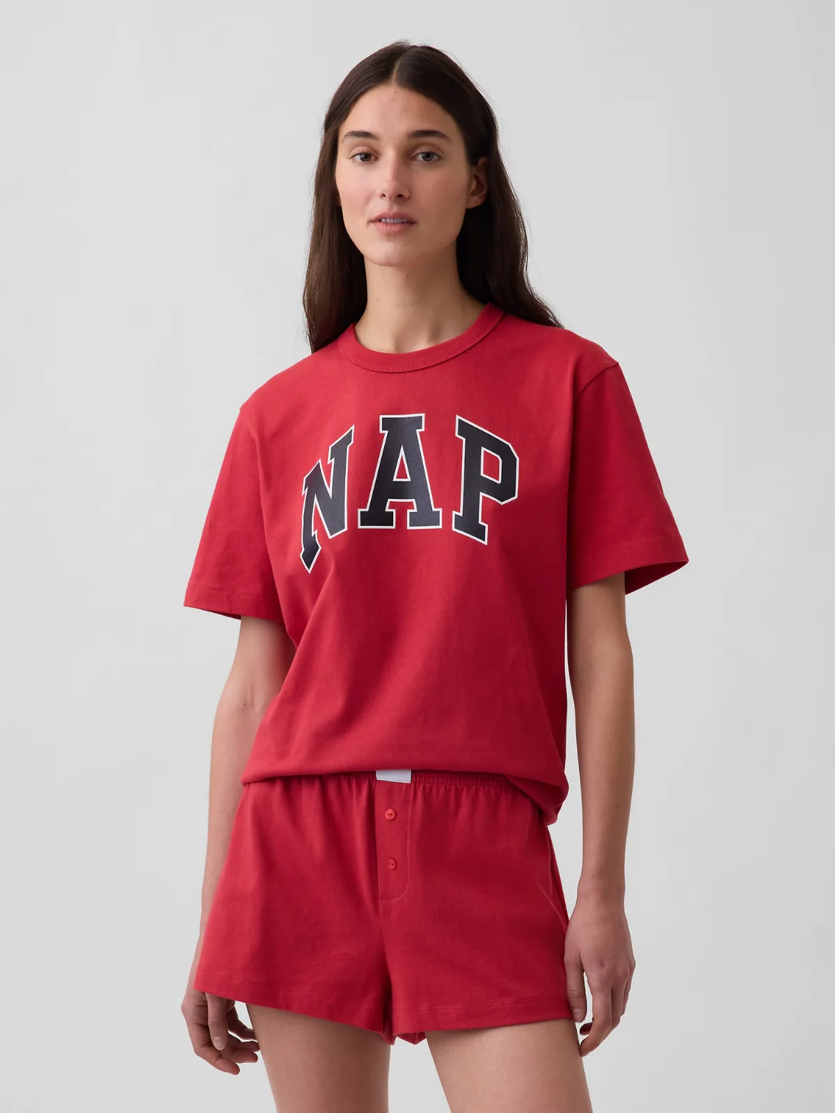 NAP Logo Oversized PJ T-Shirt by Gap