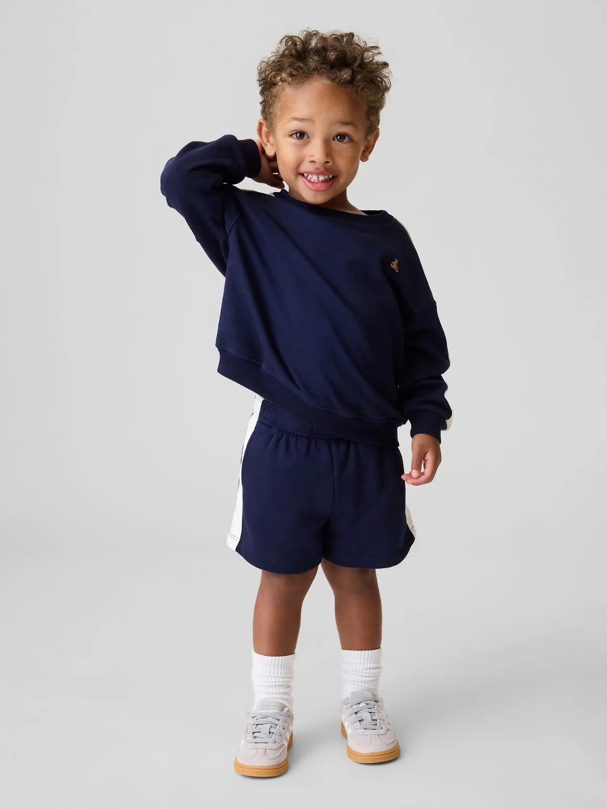 VintageSoft Terry Stripe Outfit Set by Gap