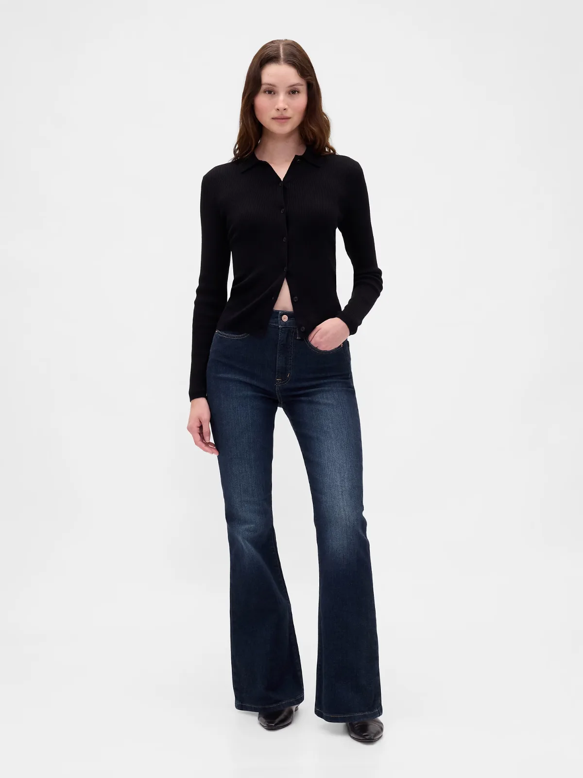High Rise 70s Flare Jeans