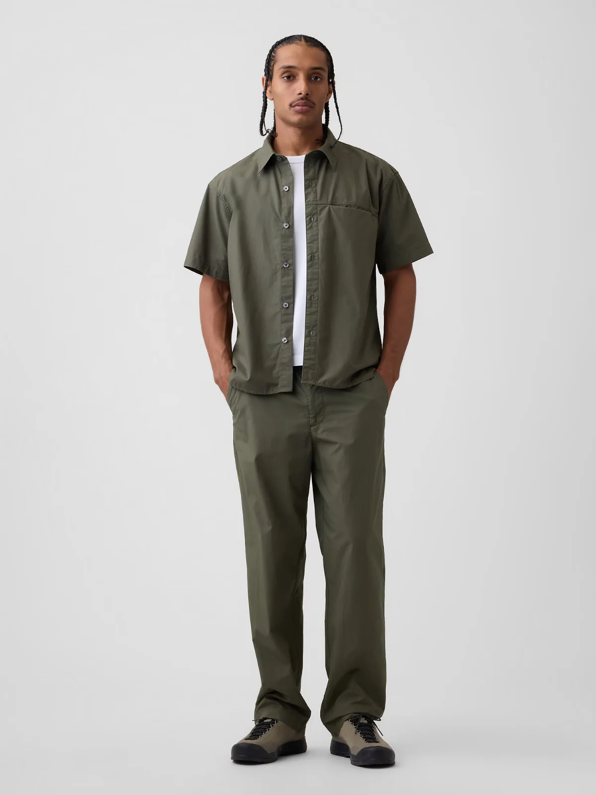 Poplin 90s Loose Pants