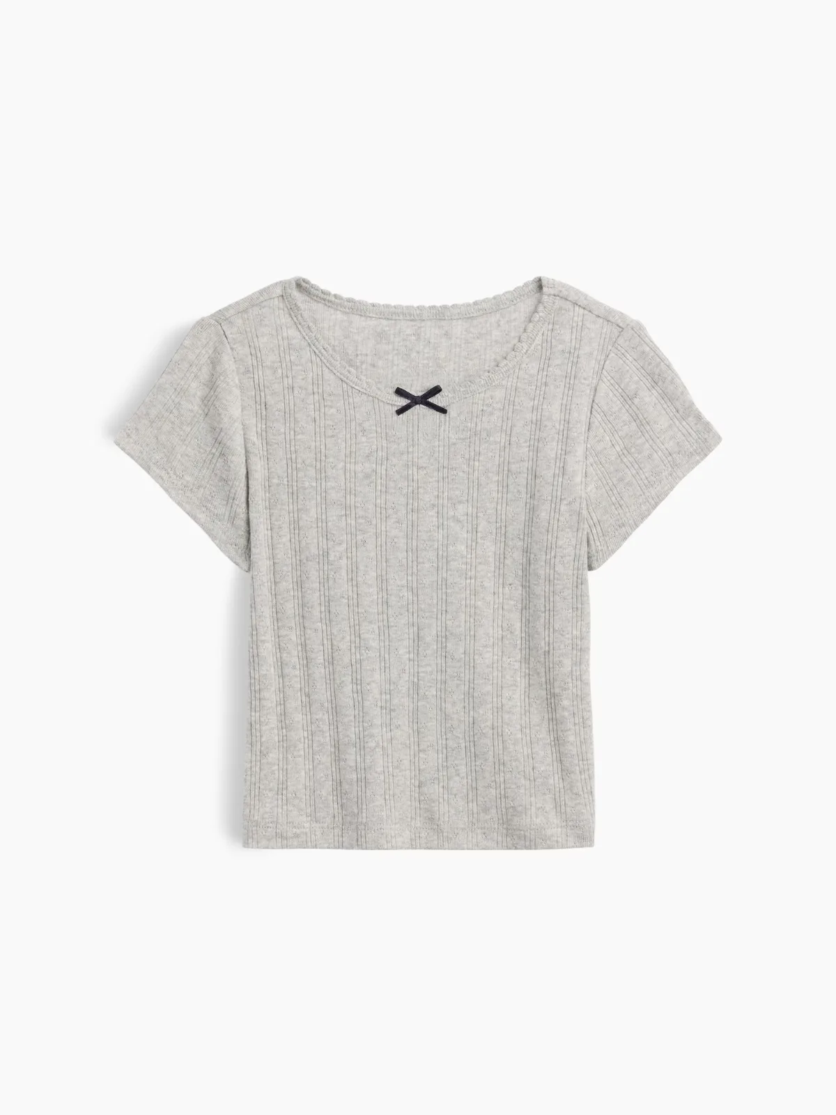 Pointelle Rib T-Shirt by Gap
