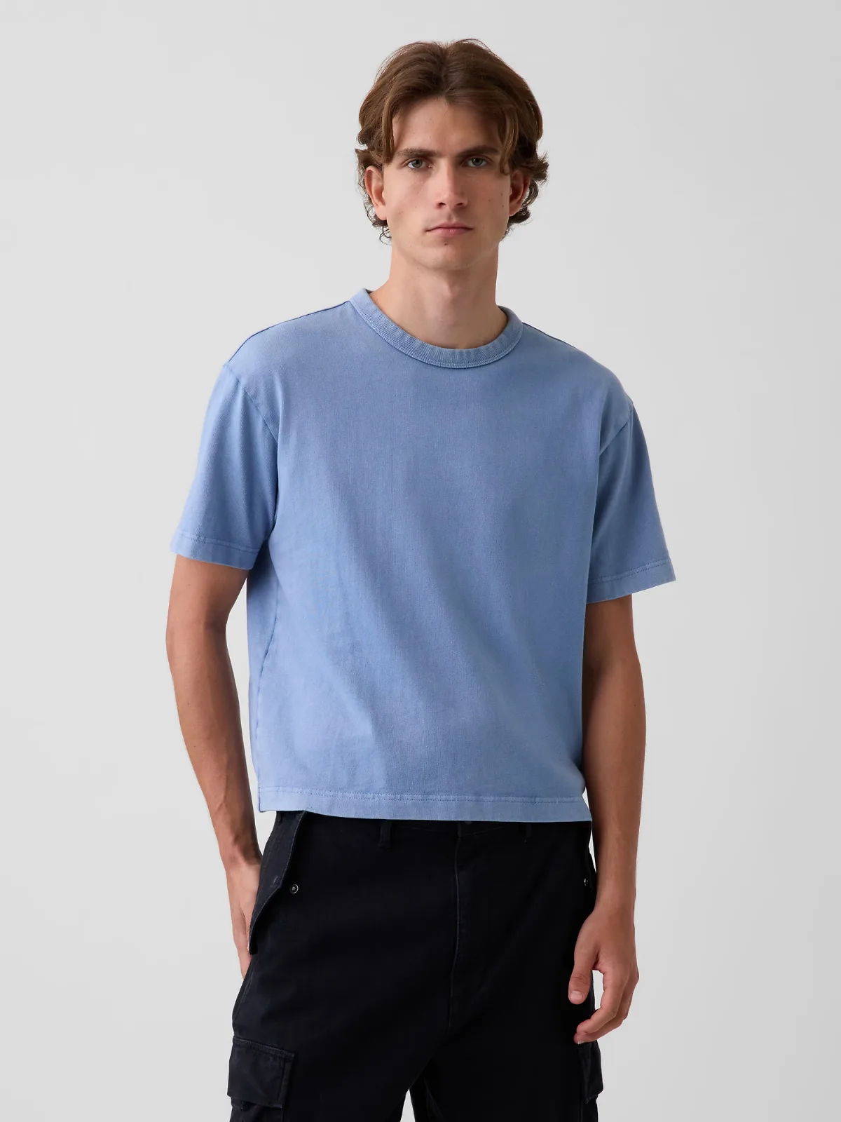 Heavyweight Crop T-Shirt by Gap