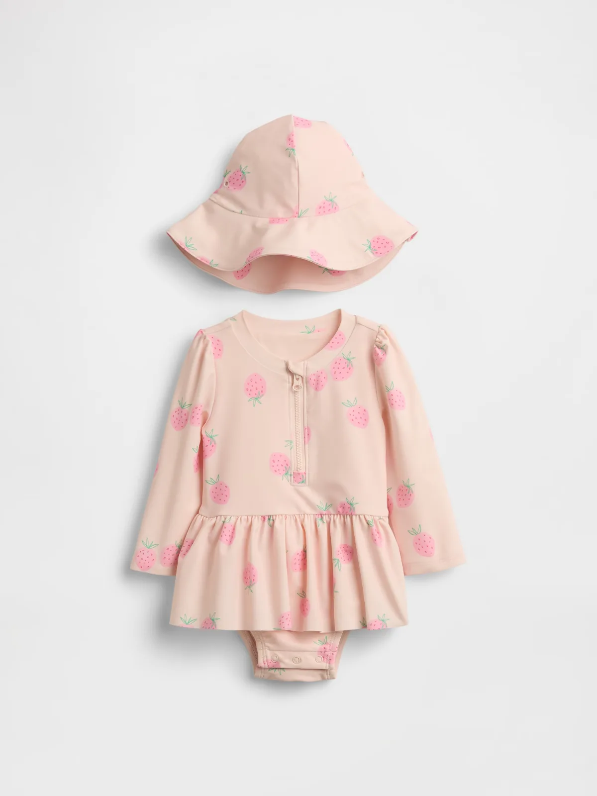 Baby Strawberry Rash Guard Swim Set by Gap