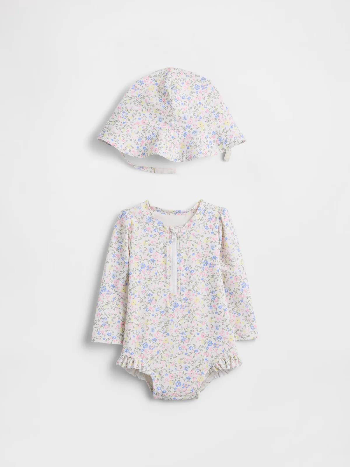 Baby Floral Rash Guard Swim Set by Gap