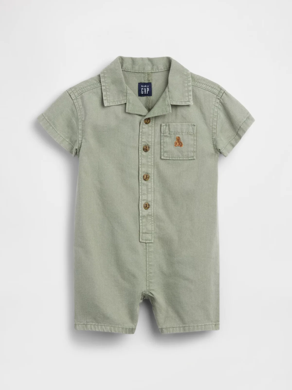 Denim Pocket Shorty One-Piece by Gap