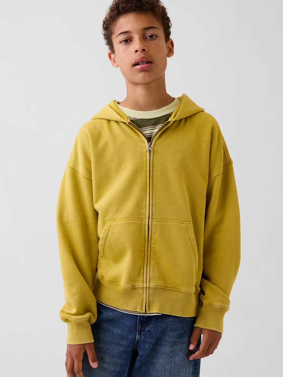 VintageSoft Relaxed Zip Hoodie by Gap