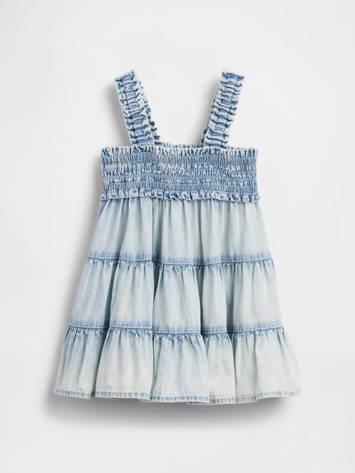 Denim Tiered Dress by Gap