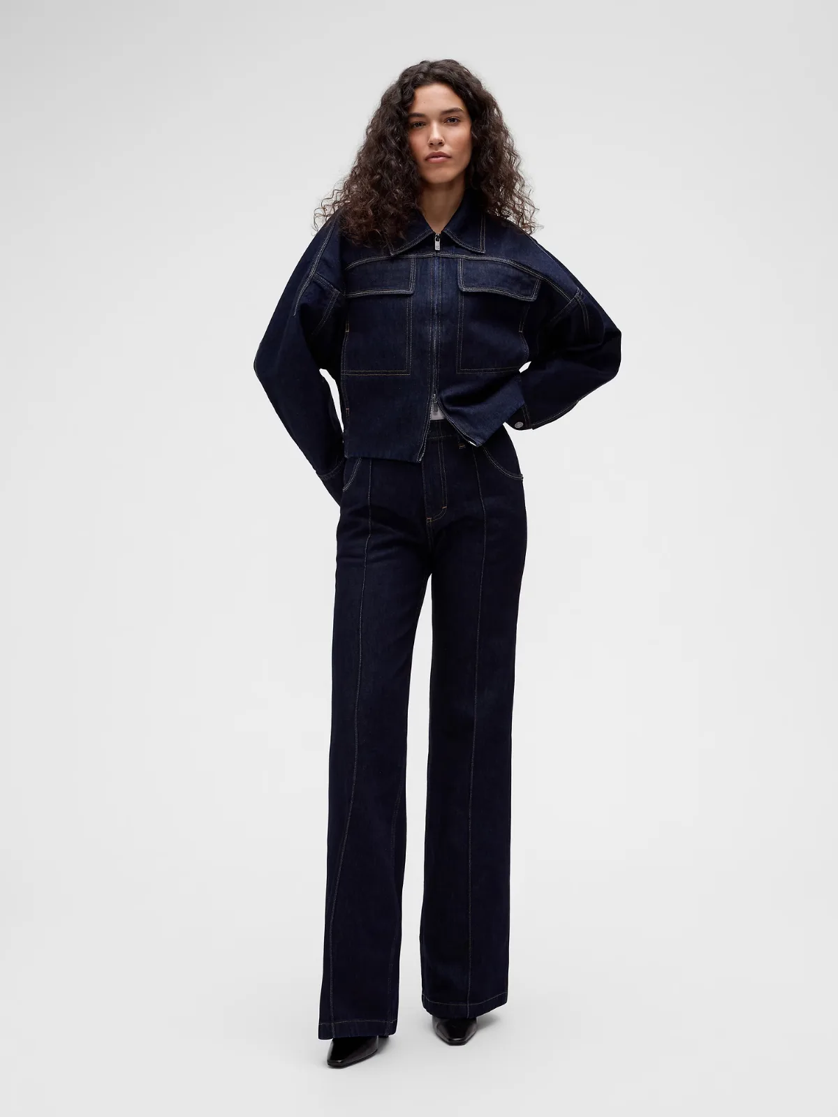 GapStudio High Rise Pintuck Jeans by Gap