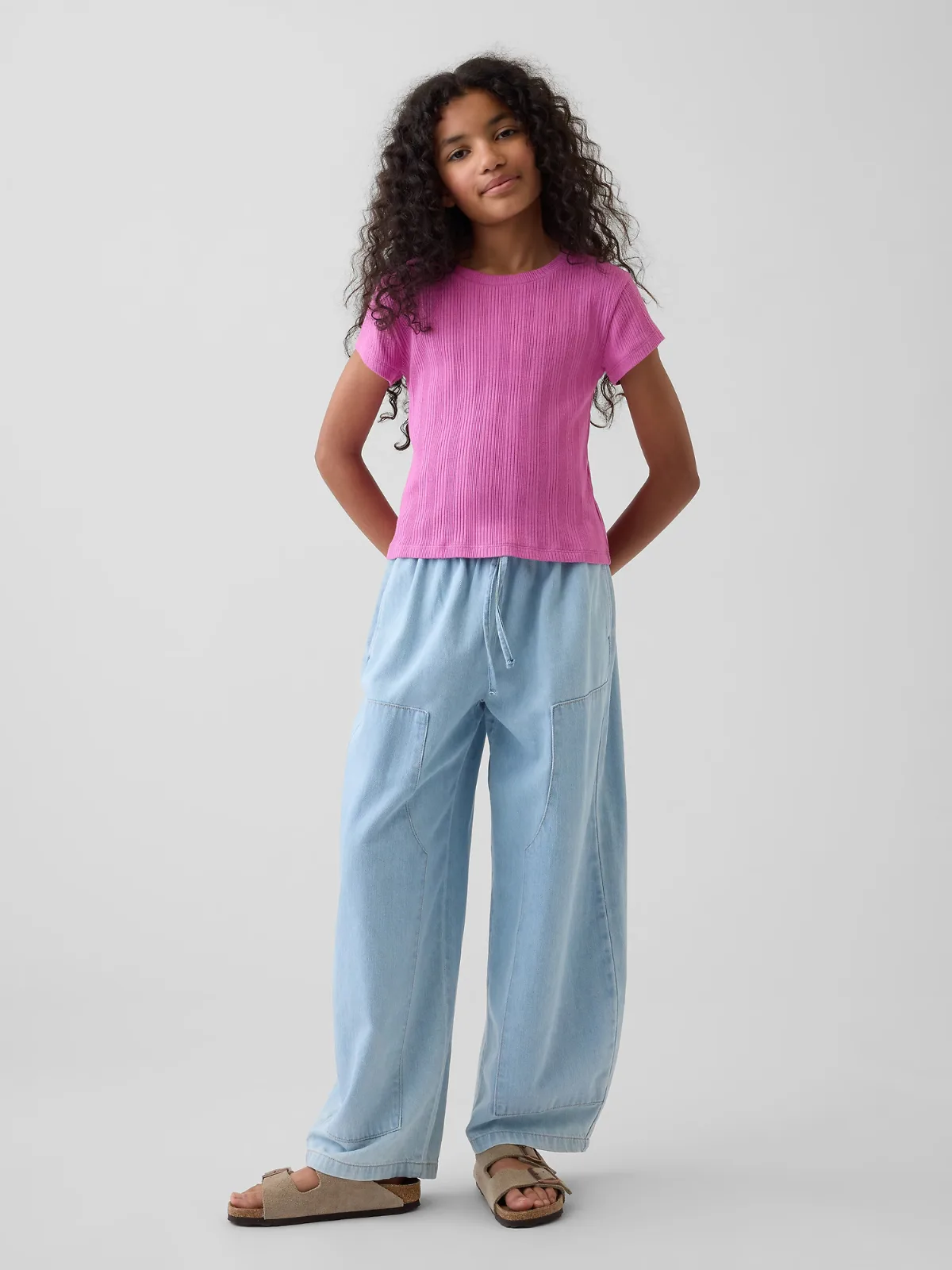 High Rise Relaxed Easy Jeans by Gap