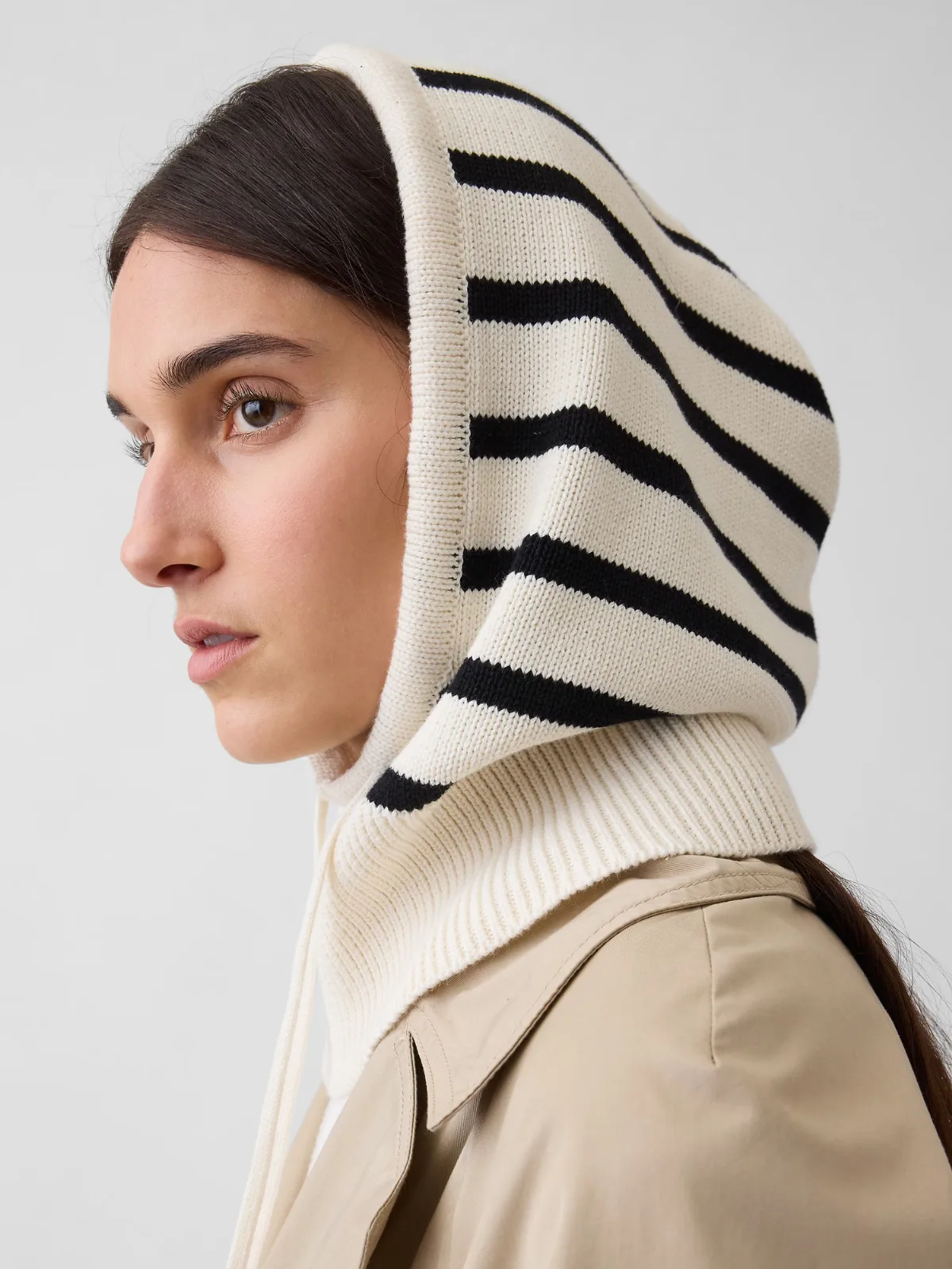 100% Cotton Drawcord Hood by Gap