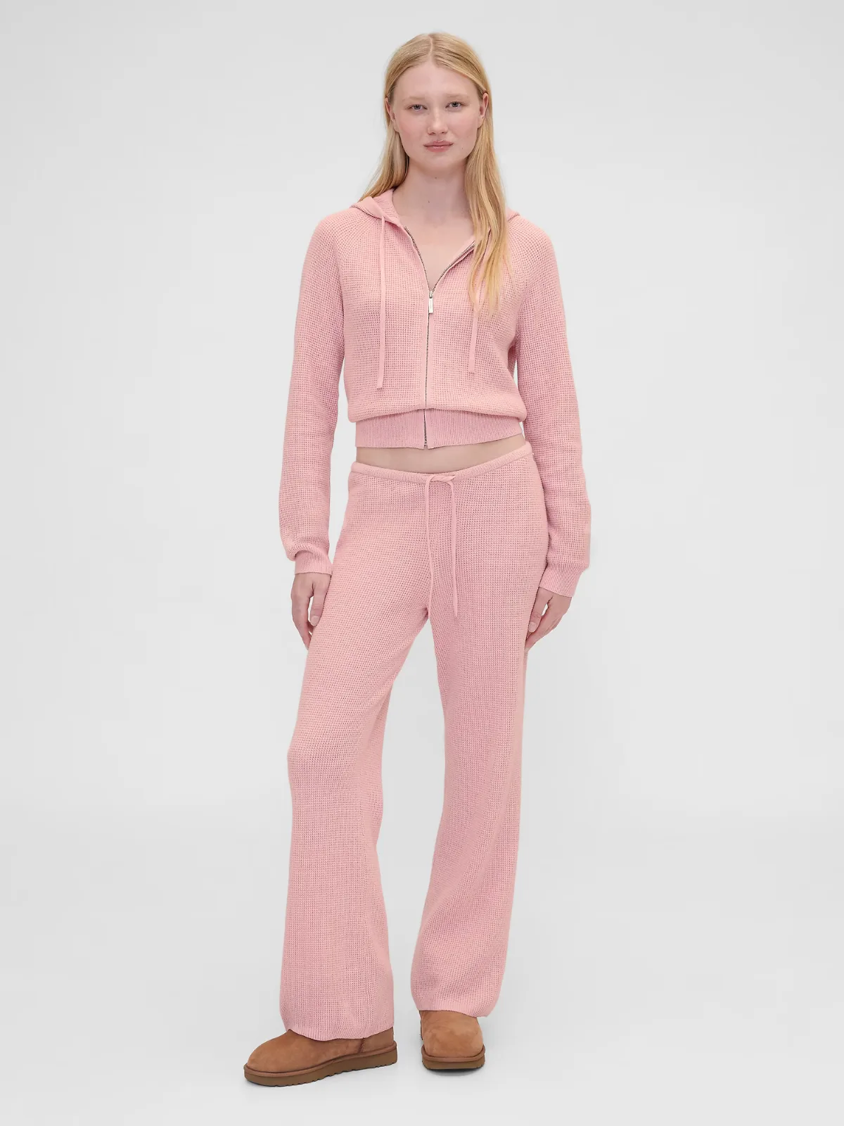Gap Summer Fridays CashSoft Waffle Boot Pants by Gap
