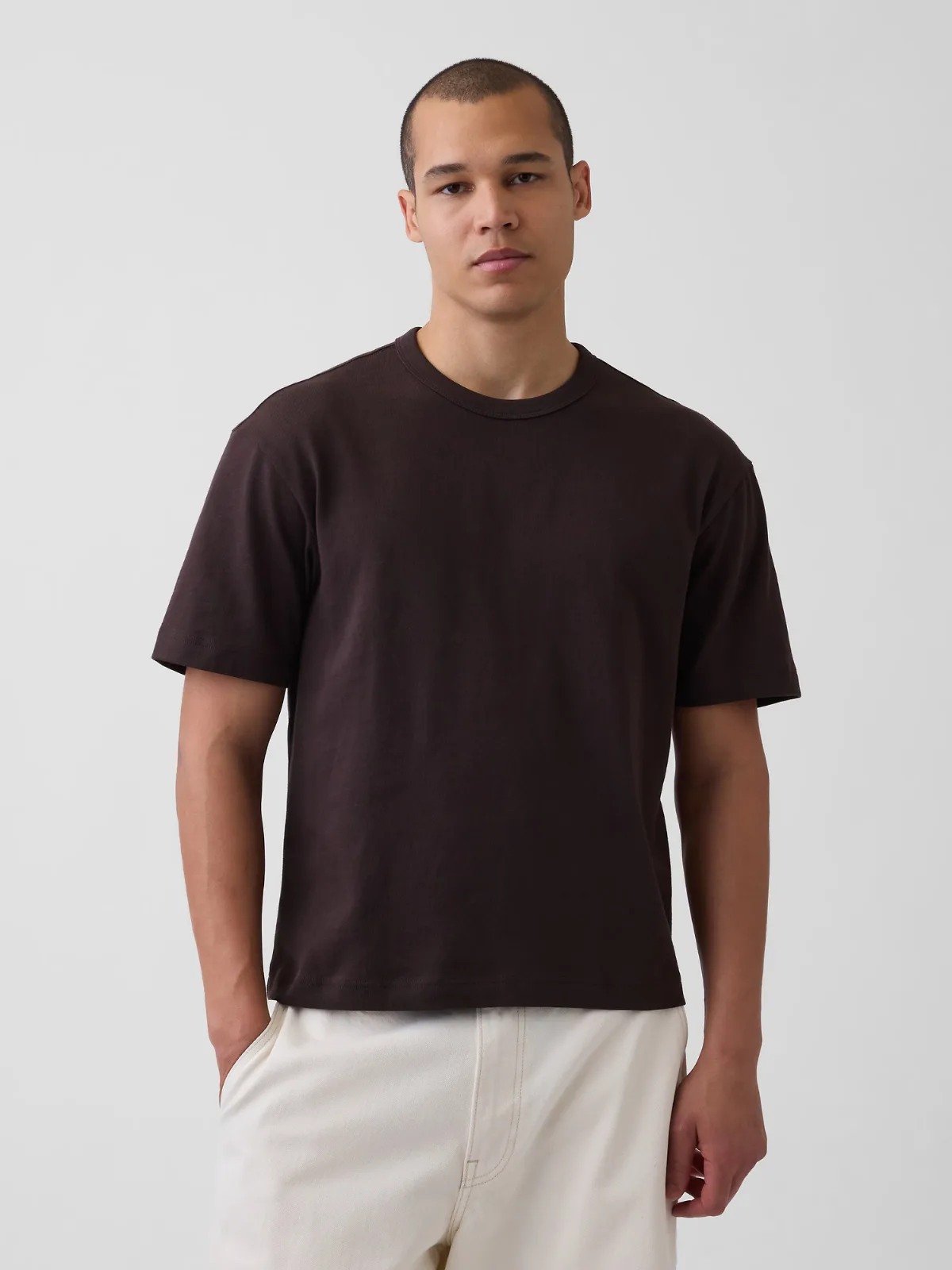 Heavyweight Crop T-Shirt by Gap