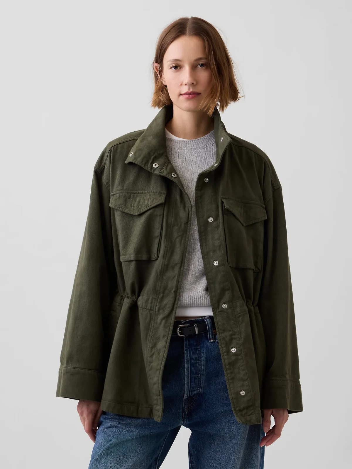 Oversized Utility Swing Jacket by Gap