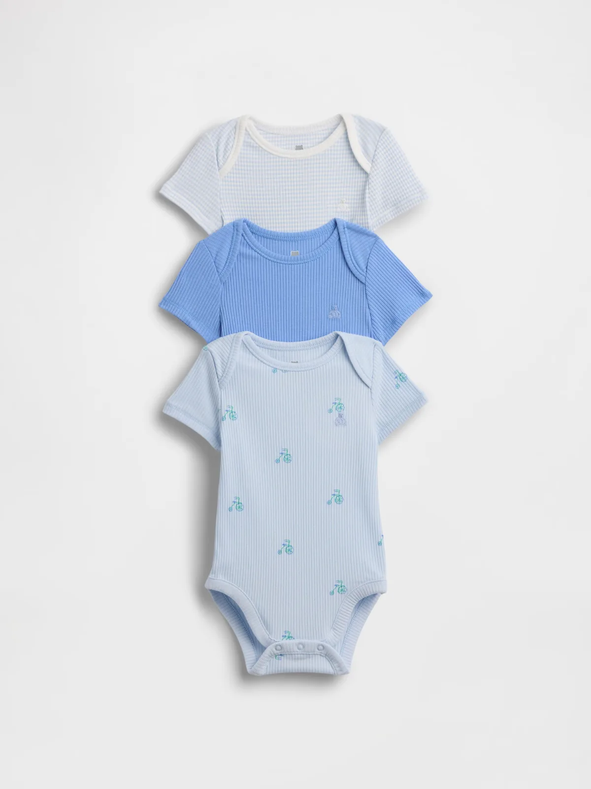 First Favorites TinyRib Bodysuit (3-Pack) by Gap
