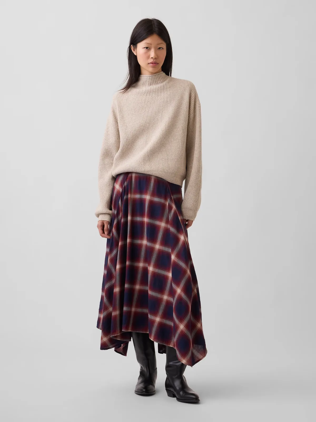 Handkerchief Maxi Skirt