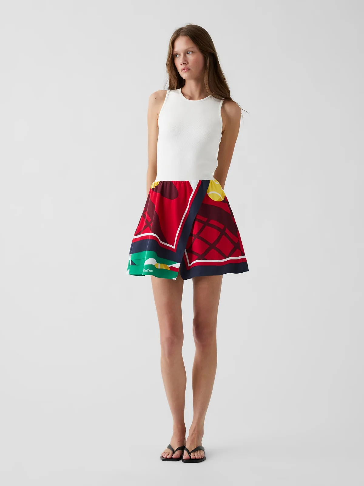 Gap x Malbon Handkerchief Mini Dress by Gap