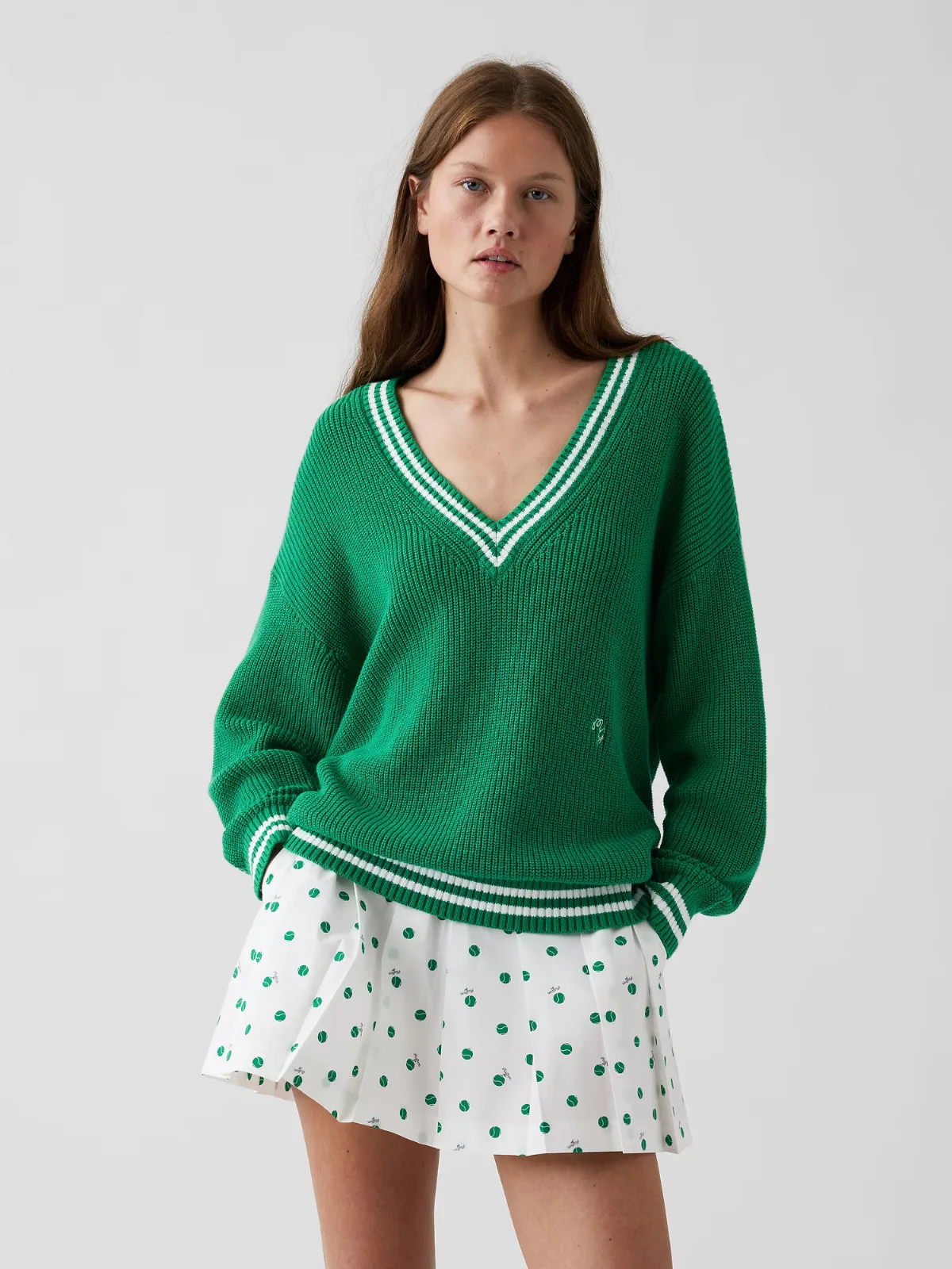 Gap x Malbon 100% Cotton Oversized Sweater by Gap