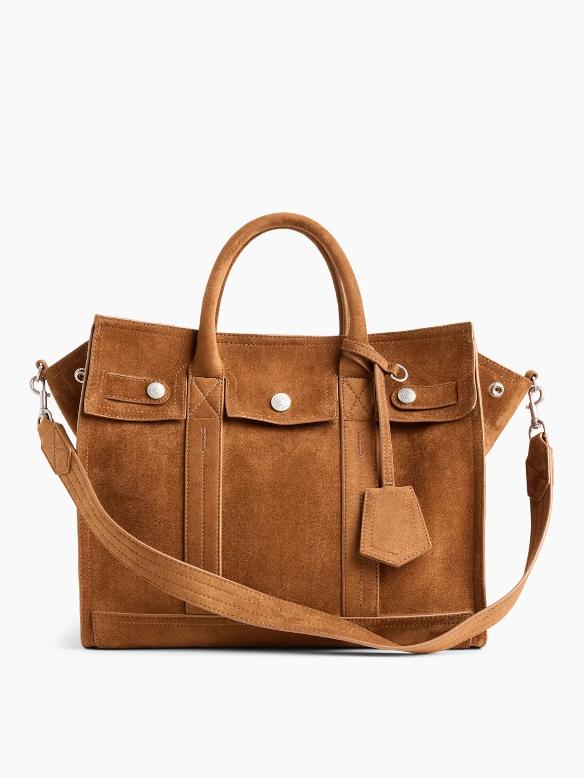 Vegan Suede Five Pocket Tote by Gap