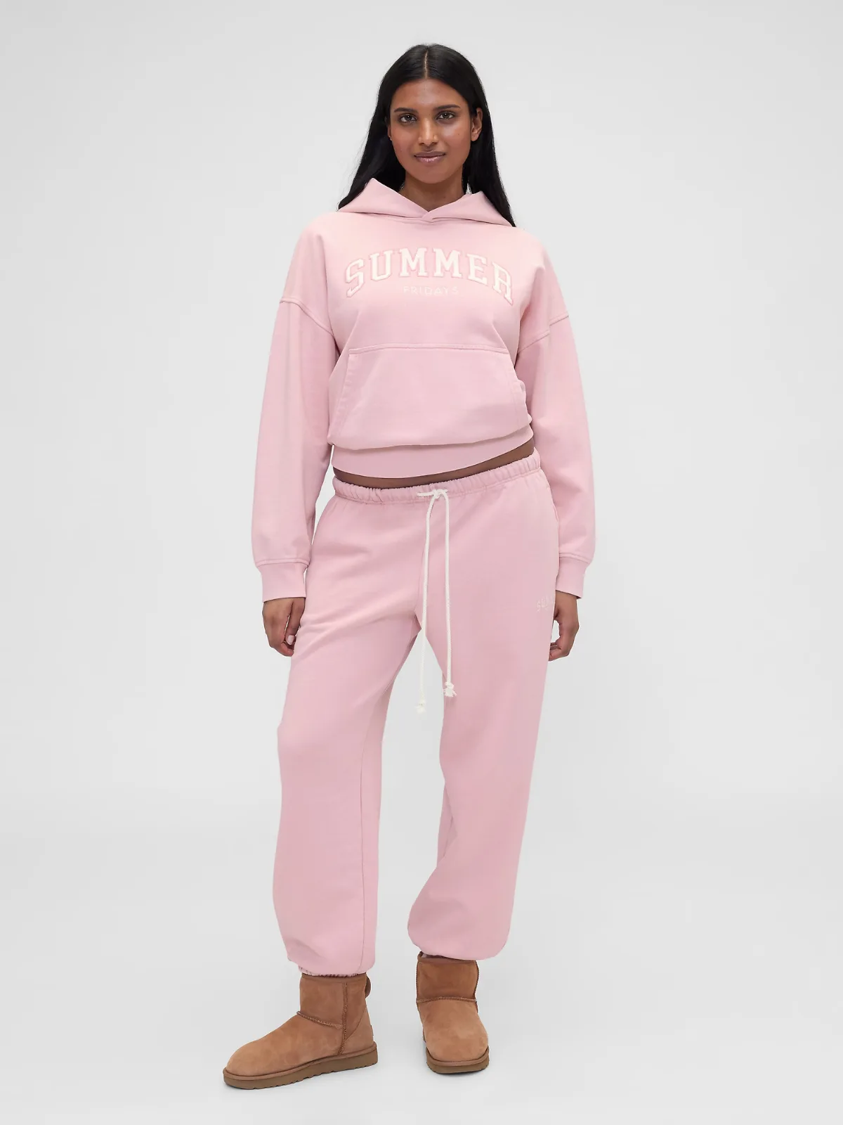 Gap x Summer Fridays Heavyweight Relaxed Logo Joggers by Gap