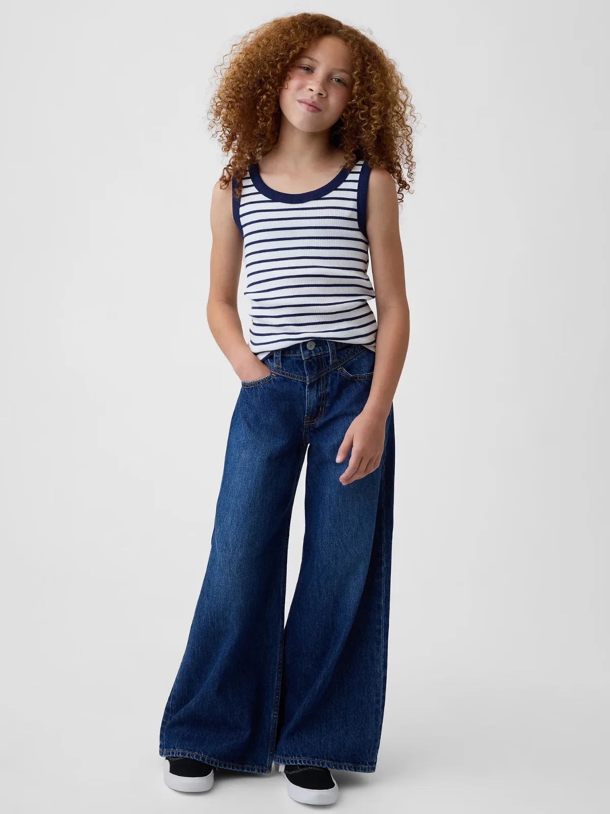 Low Rise Front Yoke Baggy Jeans by Gap